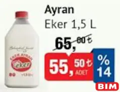EKER AYRAN 1,5 L EKER AYRAN 1,5 L